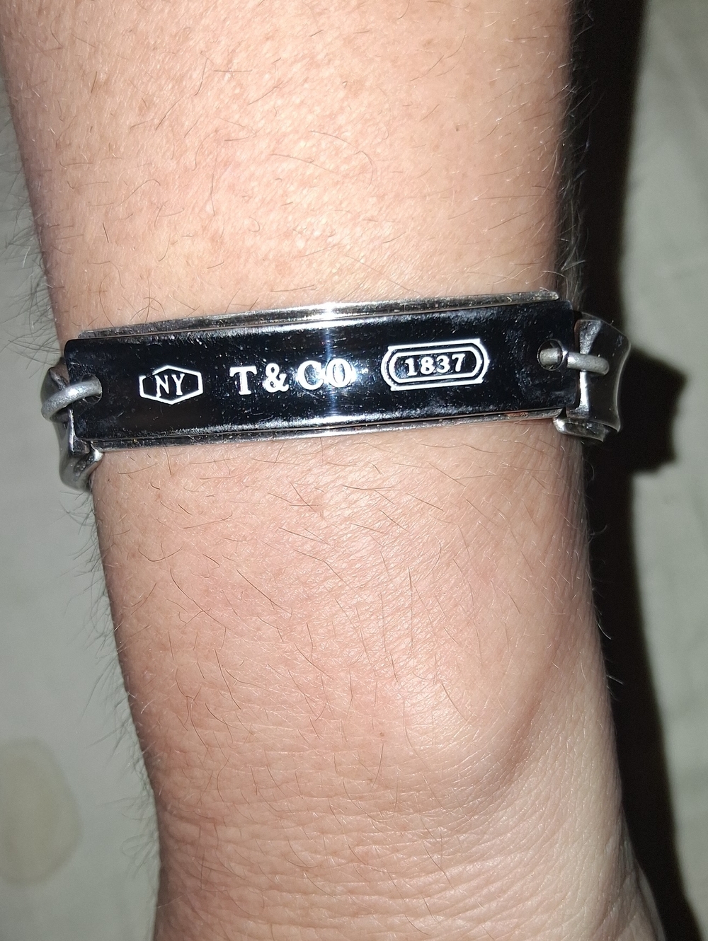 Tiffany & Co. Polished Silver ID Bracelet